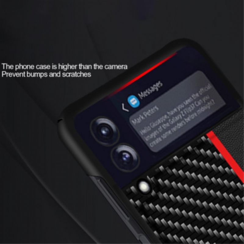 θηκη κινητου Samsung Galaxy Z Flip 3 5G Θήκη Flip Χρωματική Γραμμή