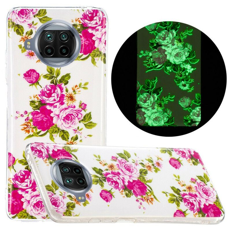θηκη κινητου Xiaomi Mi 10T Lite Λουλούδια Neon Liberty