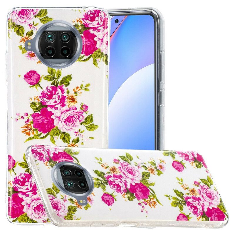 θηκη κινητου Xiaomi Mi 10T Lite Λουλούδια Neon Liberty