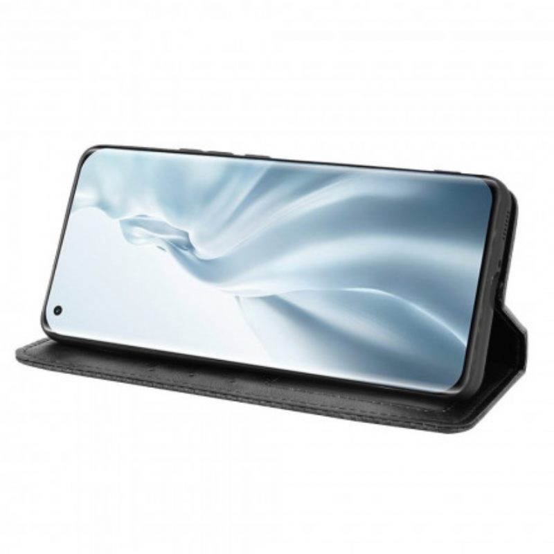 θηκη κινητου Xiaomi Mi 11 (5G) Θήκη Flip Στυλιζαρισμένο Vintage Δερμάτινο Εφέ