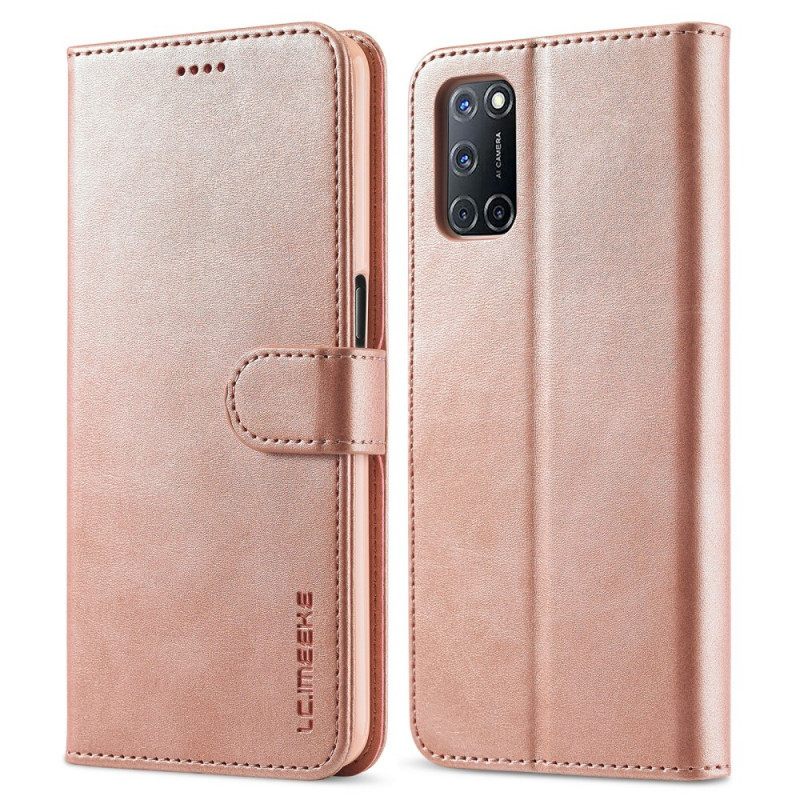 Κάλυμμα Oppo A16 / A16s Lc.imeeke Δερμάτινο Εφέ