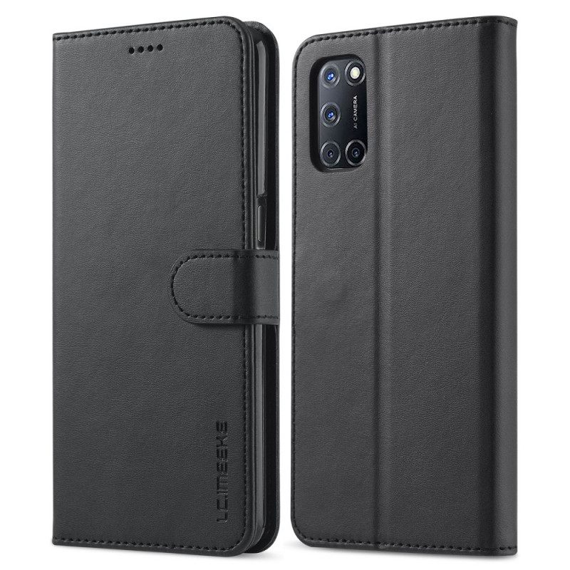 Κάλυμμα Oppo A16 / A16s Lc.imeeke Δερμάτινο Εφέ