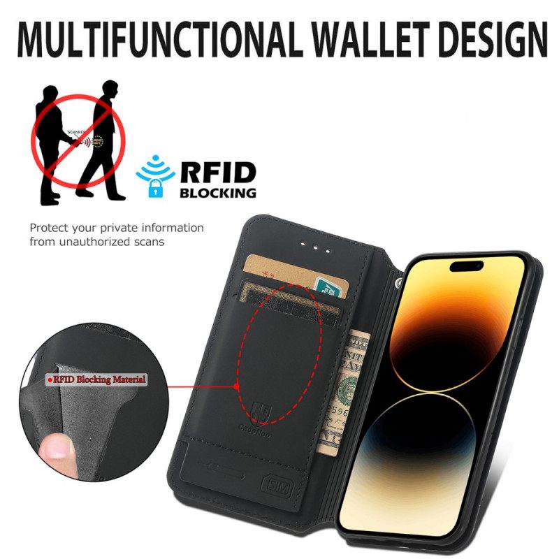 Θήκη Flip iPhone 15 Pro Caseneo Διάγραμμα