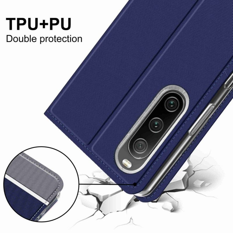 θηκη κινητου Sony Xperia 10 IV Θήκη Flip Δίχρωμο Baiyu