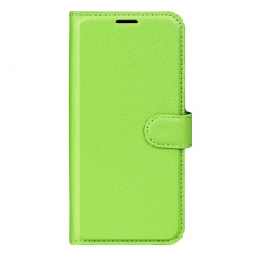 Κάλυμμα Xiaomi Redmi 10C Κλασικό Εφέ Δέρματος Litchi