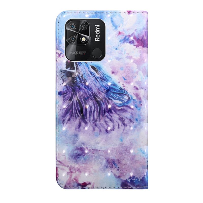 Κάλυμμα Xiaomi Redmi 10C με κορδονι Lanyard Wolf
