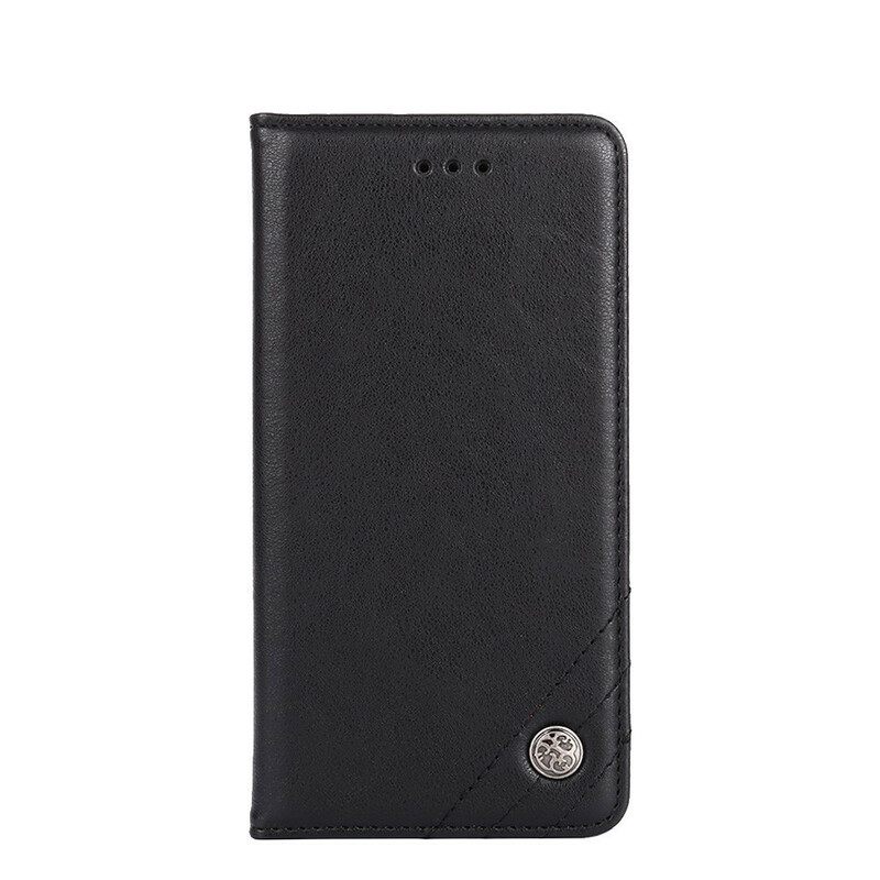 θηκη κινητου OnePlus Nord N100 Θήκη Flip Δερμάτινο Πριτσίνι Σε Στυλ