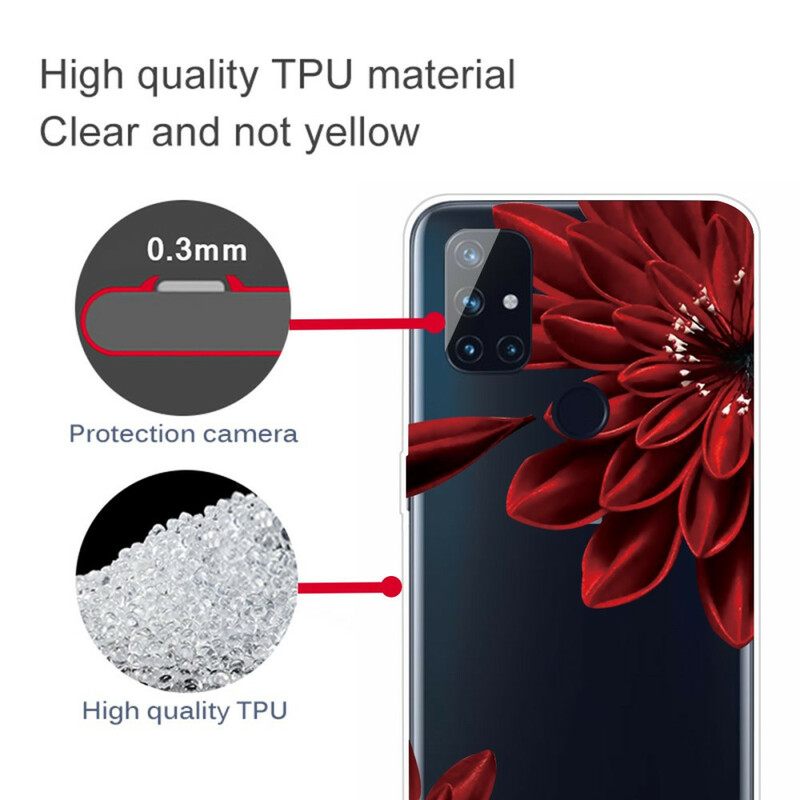 Θήκη OnePlus Nord N100 Άγρια Λουλούδια