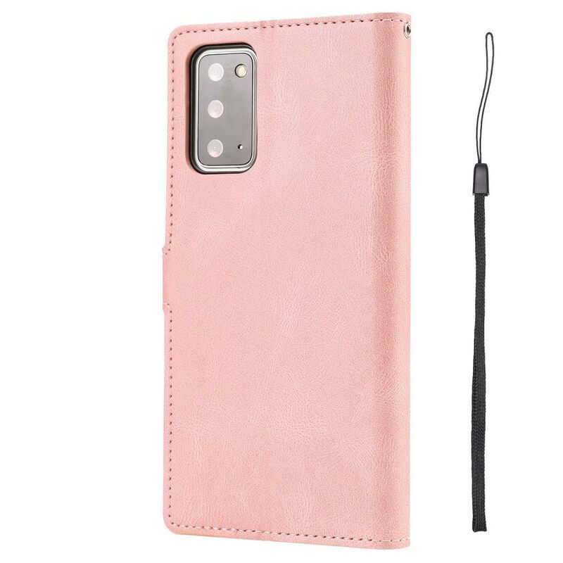 Κάλυμμα Samsung Galaxy S20 FE Κλασικό Vintage Faux Leather
