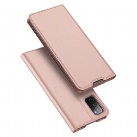 θηκη κινητου Samsung Galaxy S20 FE Θήκη Flip Skin Pro Dux Ducis