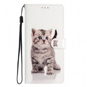 Κάλυμμα Oppo Reno 8 Pro με κορδονι Strappy Kitten