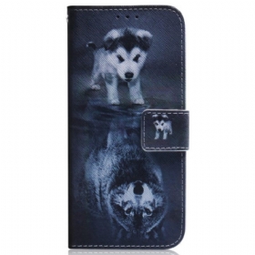 Κάλυμμα Oppo Reno 8 Pro με κορδονι Strappy Puppy Dream