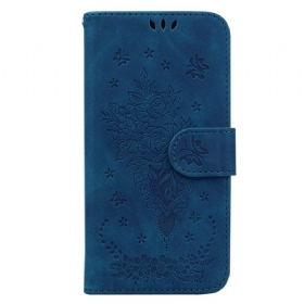 Κάλυμμα Oppo Reno 8 Pro με κορδονι Strappy Τριαντάφυλλα Και Πεταλούδες