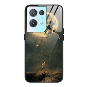 Θήκη Oppo Reno 8 Pro Moon Man Tempered Glass