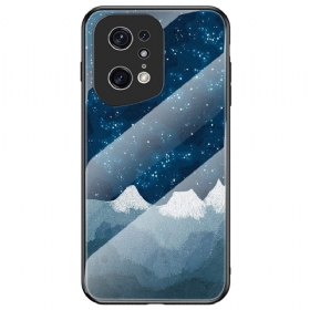 Θήκη Oppo Find X5 Pro Μάρμαρο Tempered Glass