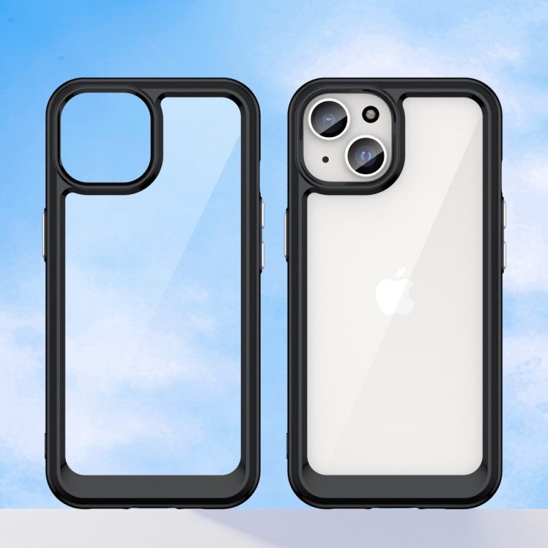 Θήκη iPhone 15 Διαφανείς Άκρες Σιλικόνης