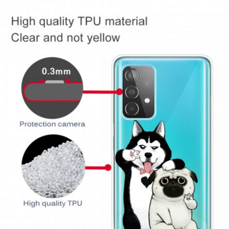 θηκη κινητου Samsung Galaxy A32 Αστεία Σκυλιά