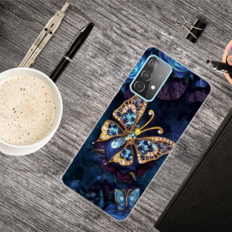 θηκη κινητου Samsung Galaxy A32 Πεταλούδα Πολυτέλεια