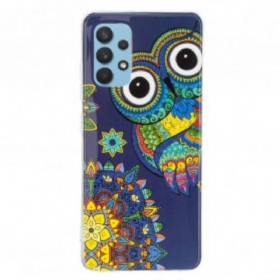 Θήκη Samsung Galaxy A32 Fluorescent Owl Mandala