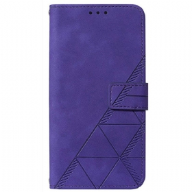 Κάλυμμα Realme 9 Pro 5G Εφέ Δέρματος Πυραμίδας