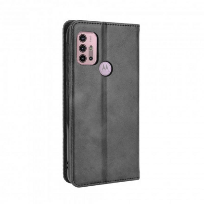 θηκη κινητου Moto G30 / G10 Θήκη Flip Στυλιζαρισμένο Vintage Δερμάτινο Εφέ