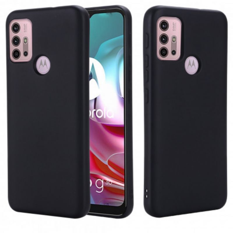 Θήκη Moto G30 / G10 Υγρή Σιλικόνη Με Κορδόνι