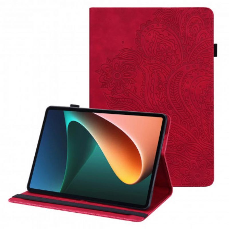 θηκη πορτοφολι Xiaomi Pad 5 Στυλιζαρισμένο Λουλούδι