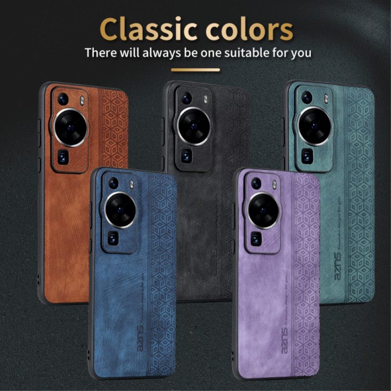 Θήκη Huawei P60 Pro Εφέ Δέρματος Azns