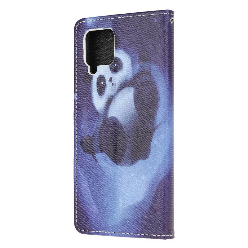Κάλυμμα Samsung Galaxy A42 5G με κορδονι Panda Space Με Κορδόνι