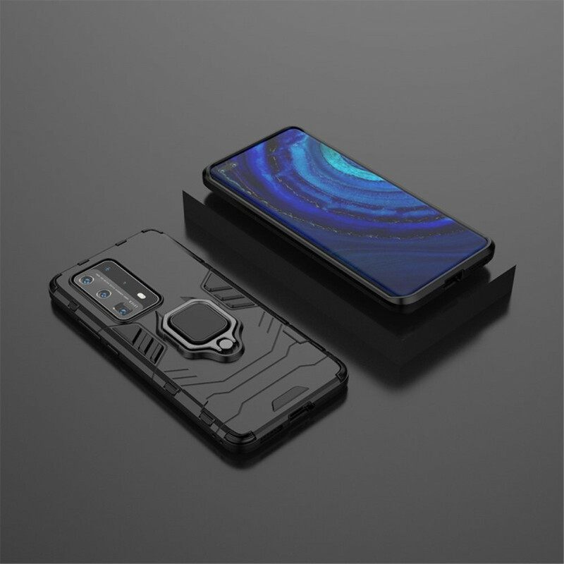 Θήκη Huawei P40 Pro Plus Premium Split Leather Litchi