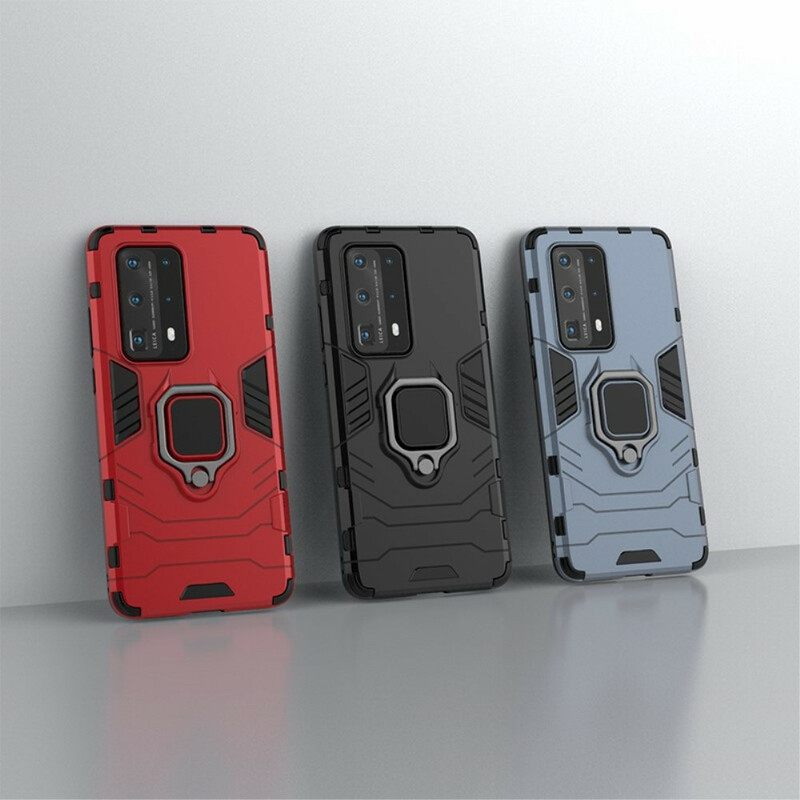 Θήκη Huawei P40 Pro Plus Premium Split Leather Litchi
