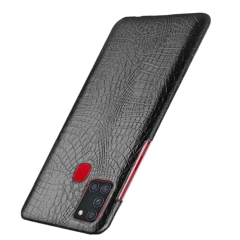 Θήκη Samsung Galaxy A21s Εφέ Δέρματος Κροκοδείλου