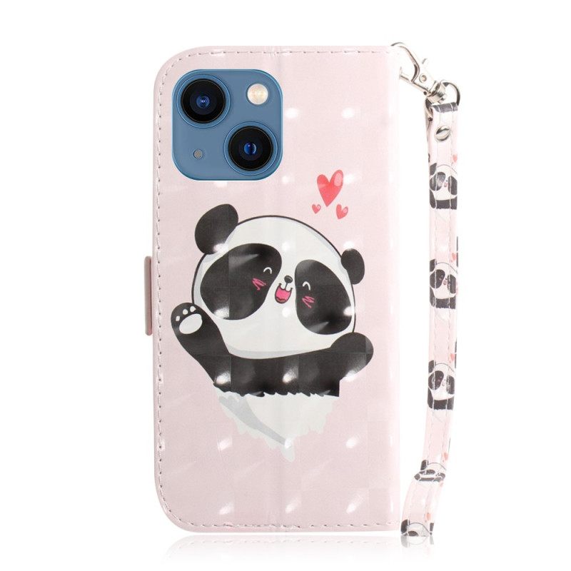 Κάλυμμα iPhone 14 Plus με κορδονι Strappy Panda