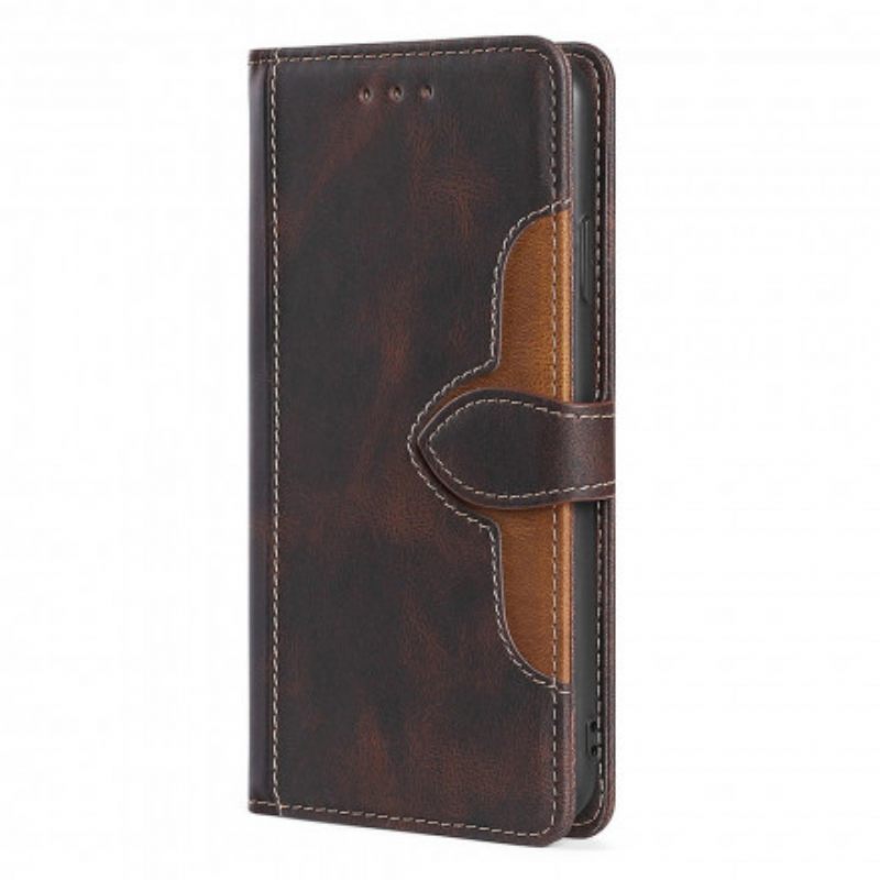 Κάλυμμα Xiaomi Mi 11i 5G Faux Leather Bicolor Stylish