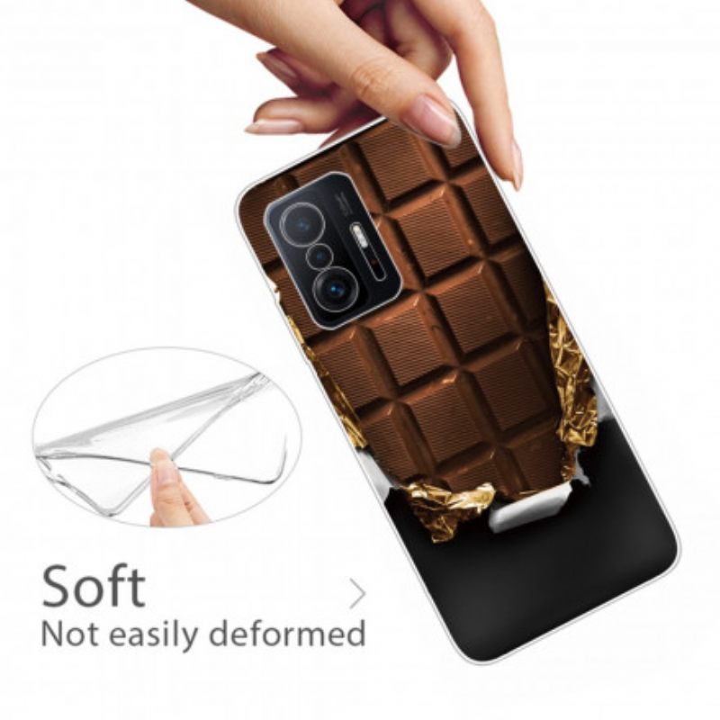 θηκη κινητου Xiaomi 11T / 11T Pro Εύκαμπτη Σοκολάτα