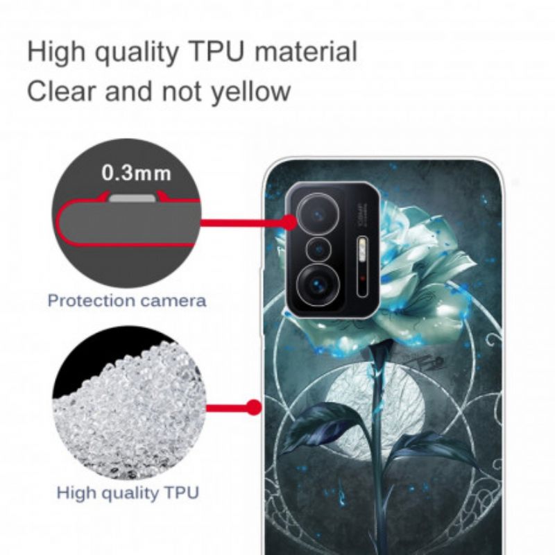 Θήκη Xiaomi 11T / 11T Pro Ευέλικτο Ροζ Πράσινο