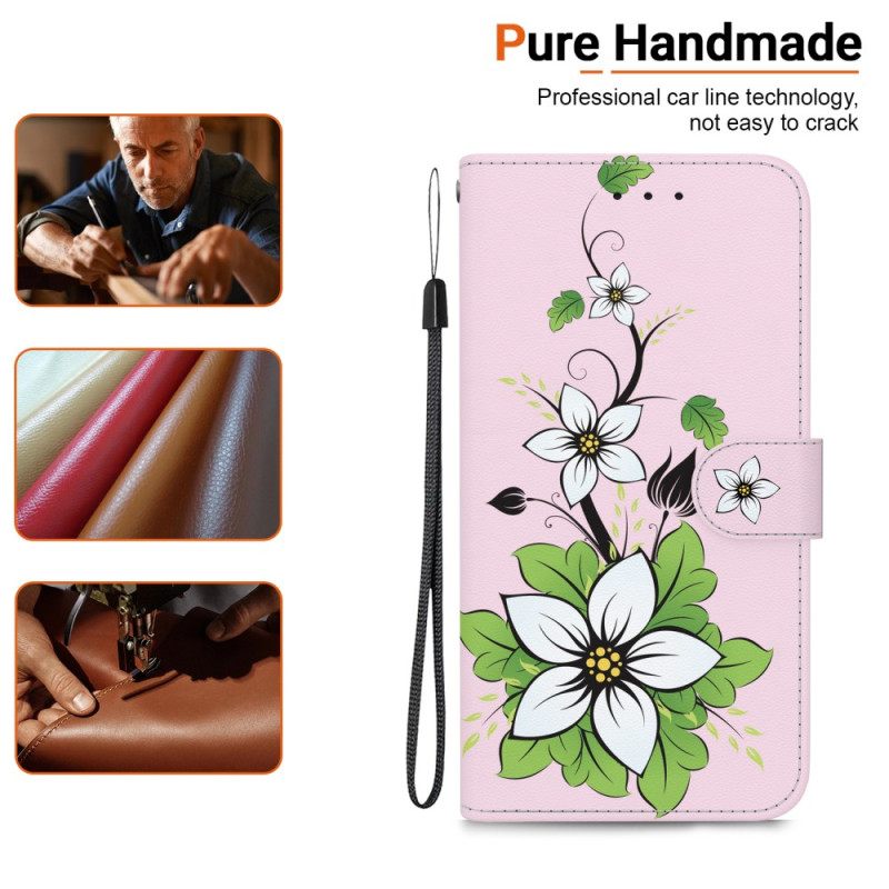 Δερματινη Θηκη Xiaomi 14 Lily In Strap