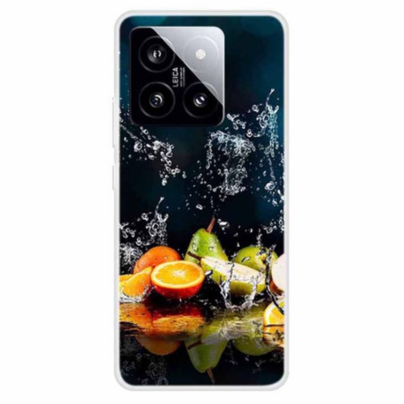 Κάλυμμα Xiaomi 14 Φρούτα Σιλικόνης