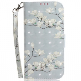 Δερματινη Θηκη Xiaomi Redmi Note 13 Pro 5g Lanière Magnolias