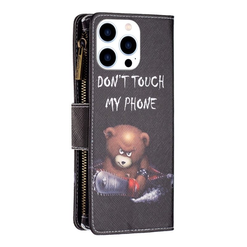 Κάλυμμα iPhone 14 Pro πορτοφολι Πορτοφόλι Αρκούδας