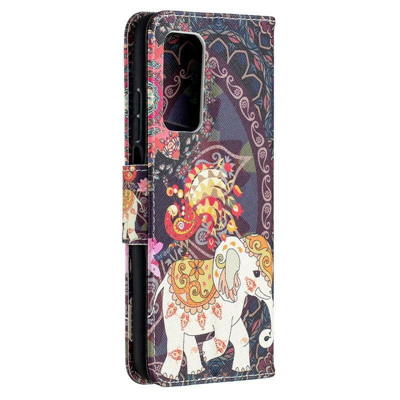 δερματινη θηκη Xiaomi Mi 10T / 10T Pro Ινδικοί Ελέφαντες