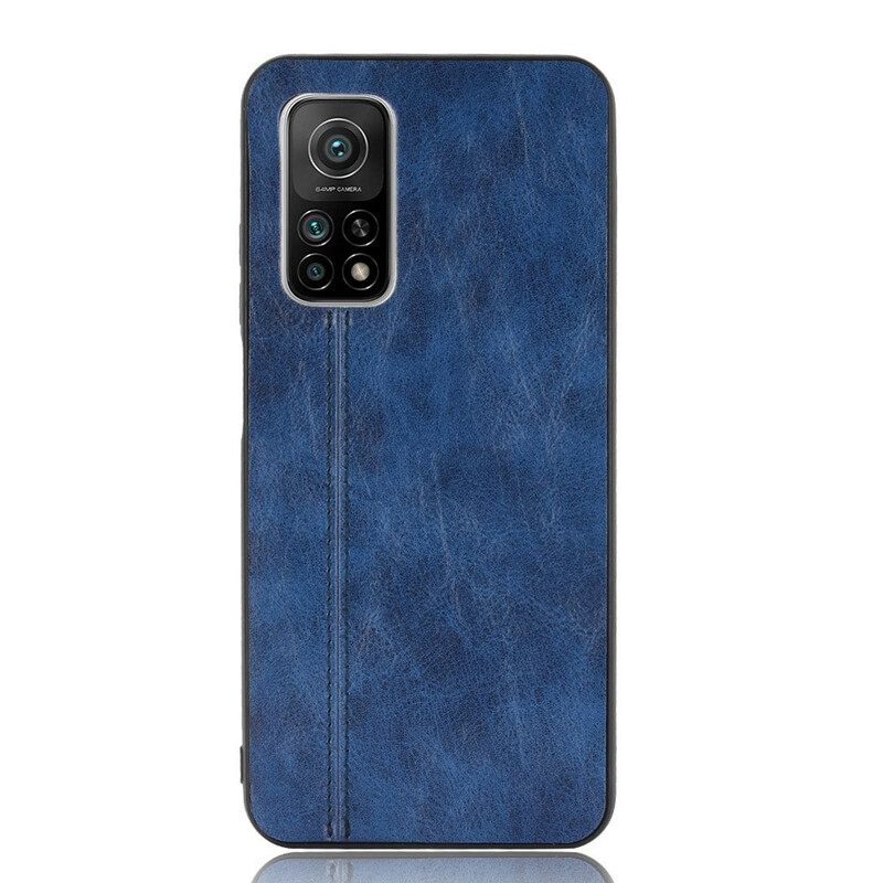 Θήκη Xiaomi Mi 10T / 10T Pro Couture Δερμάτινο Εφέ