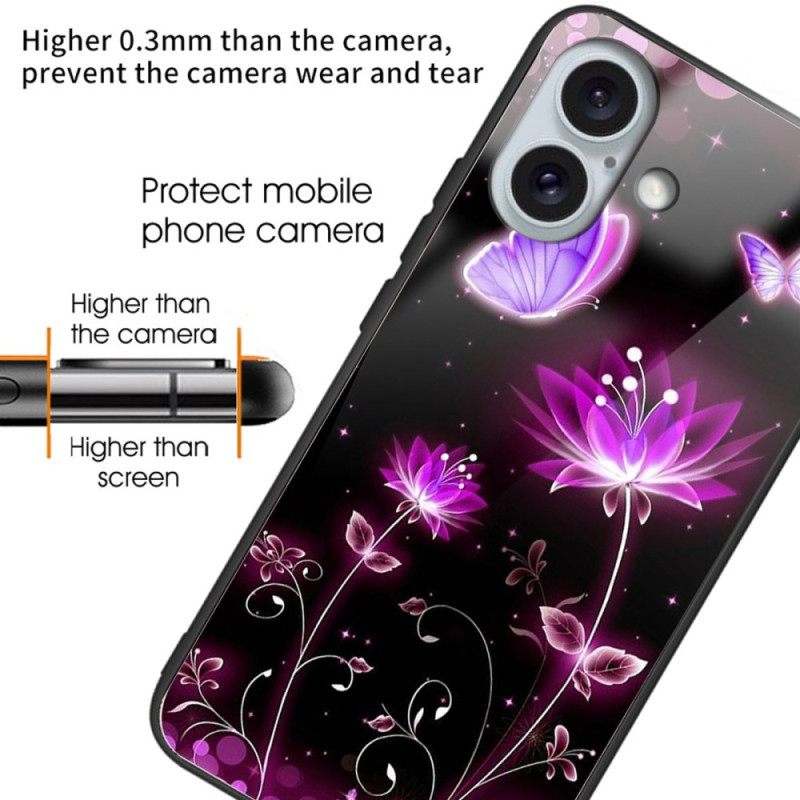 Κάλυμμα iPhone 16 Plus Fluorescent Lotus