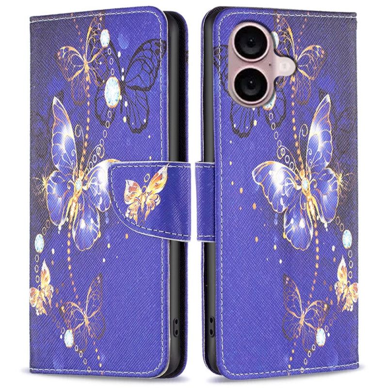 Θηκη Κινητου iPhone 16 Plus Θήκες Κινητών Μωβ Πεταλούδες