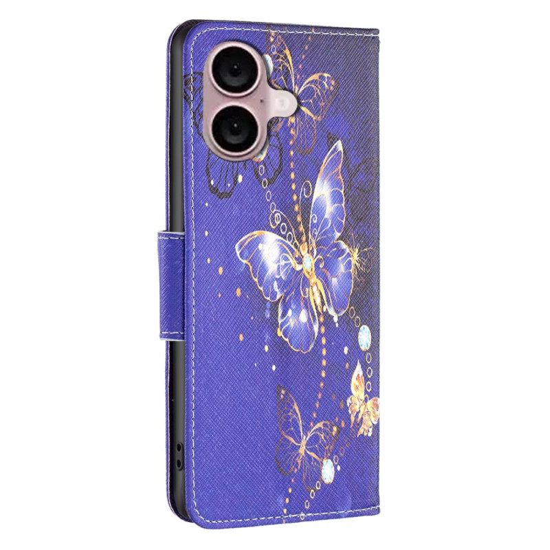 Θηκη Κινητου iPhone 16 Plus Θήκες Κινητών Μωβ Πεταλούδες