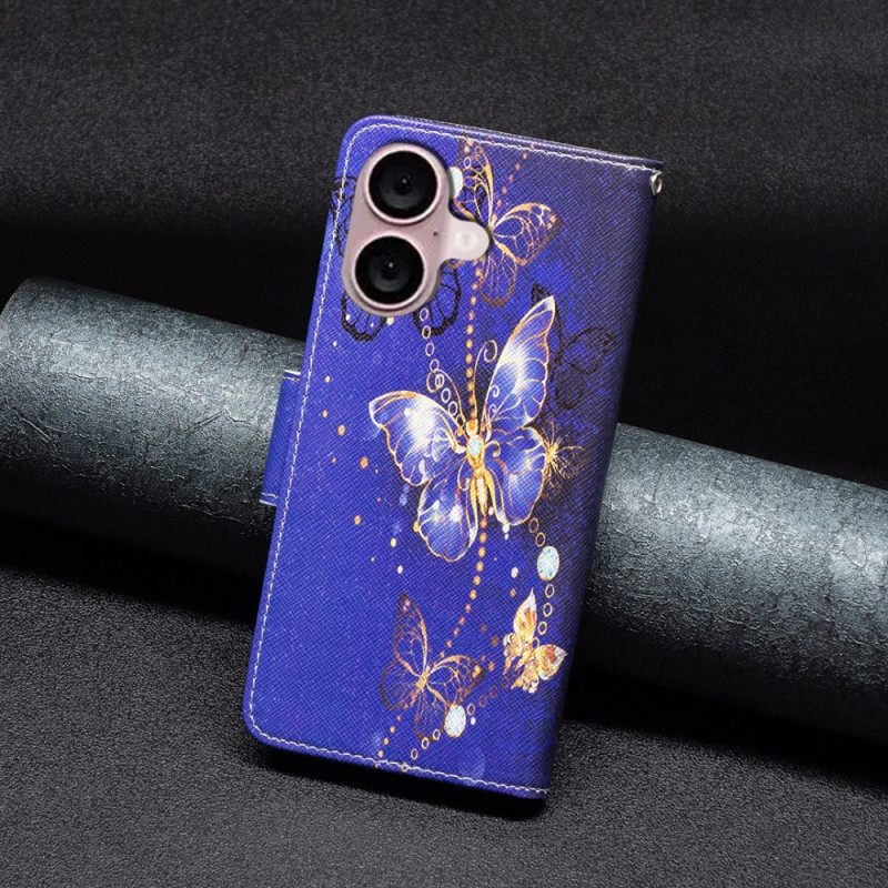 Θηκη Κινητου iPhone 16 Plus Θήκες Κινητών Μωβ Πεταλούδες