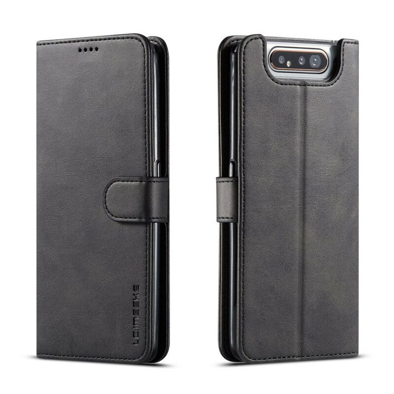 Κάλυμμα Samsung Galaxy A80 / A90 Lc.imeeke Δερμάτινο Εφέ