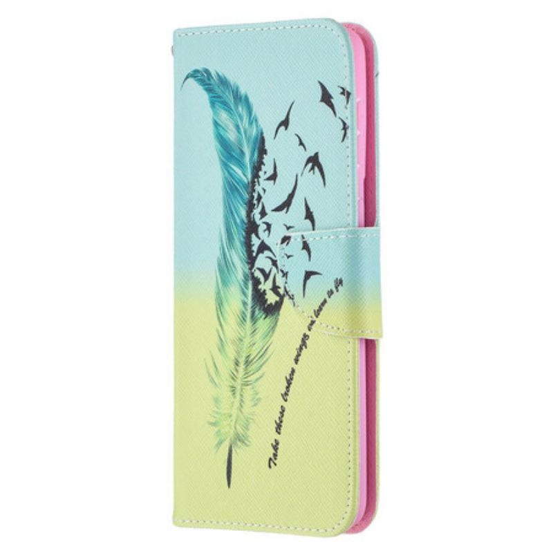 Θήκη Flip Samsung Galaxy S21 Plus 5G Μαθαίνω Να Πετάω