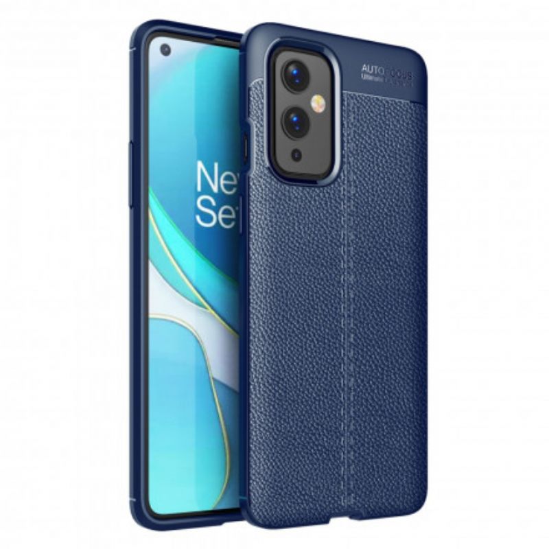 Θήκη OnePlus 9 Δερμάτινο Εφέ Litchi Double Line