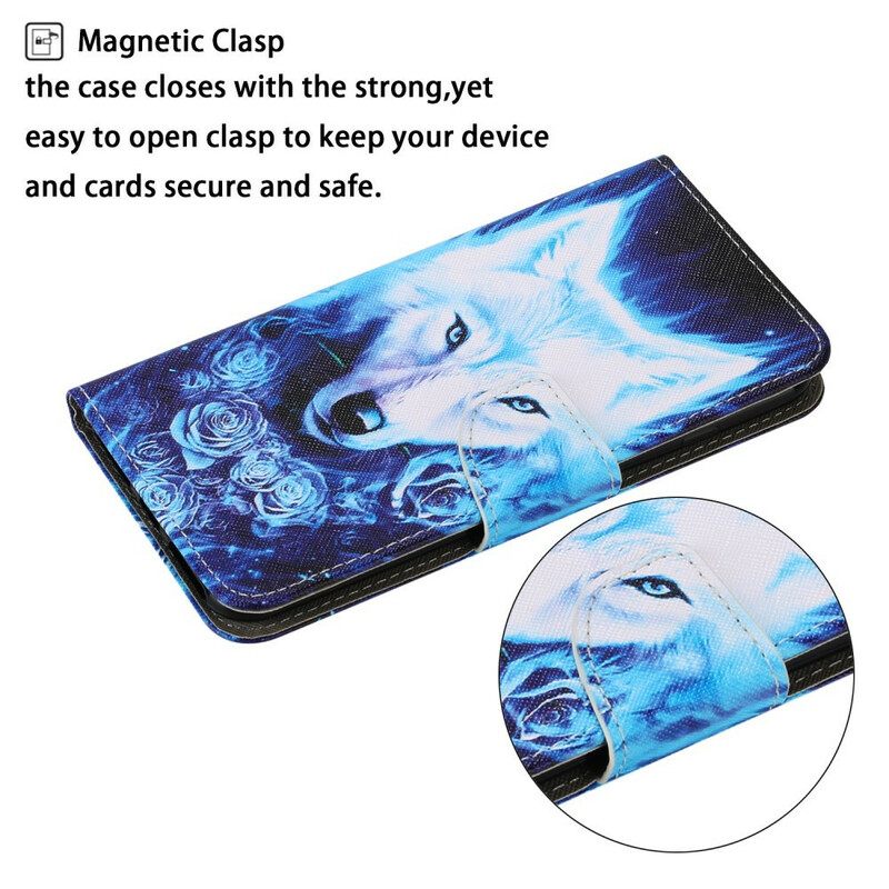 Θήκη Flip Samsung Galaxy M11 Λευκός Λύκος